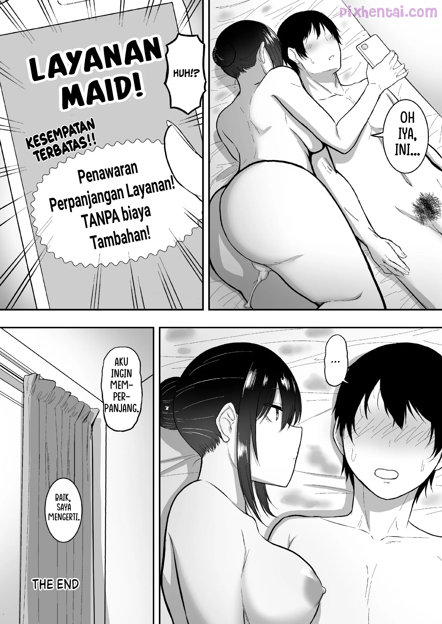 Komik hentai xxx manga sex bokep Maid no Shirasaki-san ni Gohoushi Shite Morau Hanashi 45